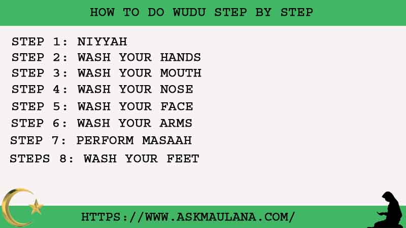 How To Do Wudu Step By Step? - 8 Basic Steps To Wudu