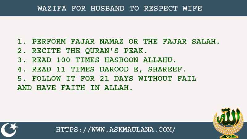 5 Best Wazifa For Husband To Respect Wife