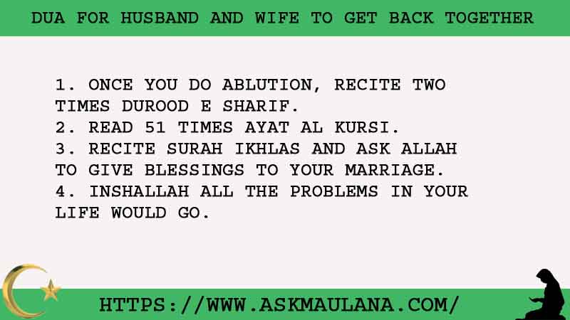 4 Powerful Dua For Husband And Wife To Get Back Together