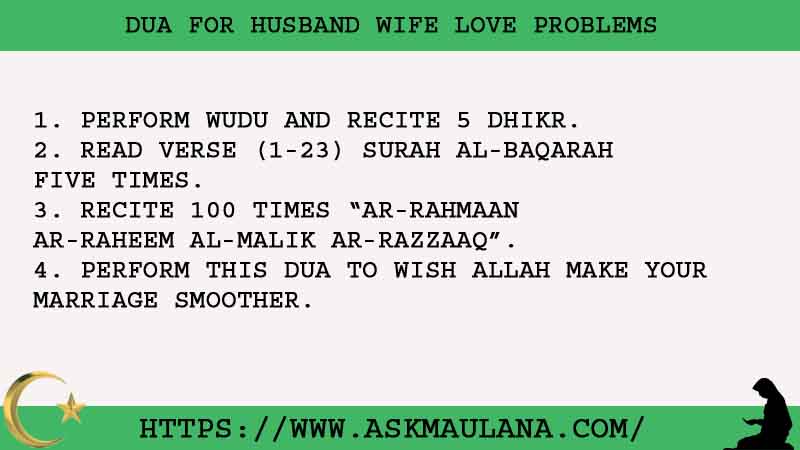 4 Quick Dua For Husband Wife Love Problems