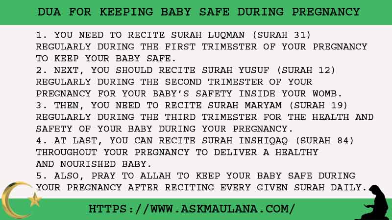 5 Perfect Dua For Keeping Baby Safe During Pregnancy