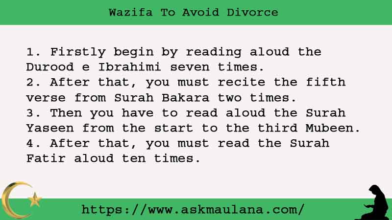 4 Best Wazifa To Avoid Divorce